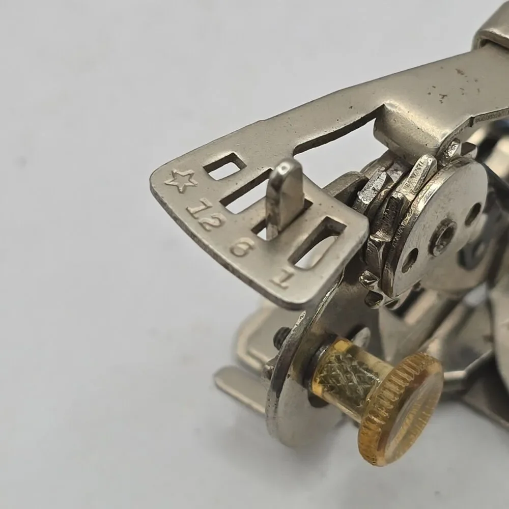 Vintage Greist Ruffler Low Shank Sewing Machine Foot Attachment US Pat 2593519